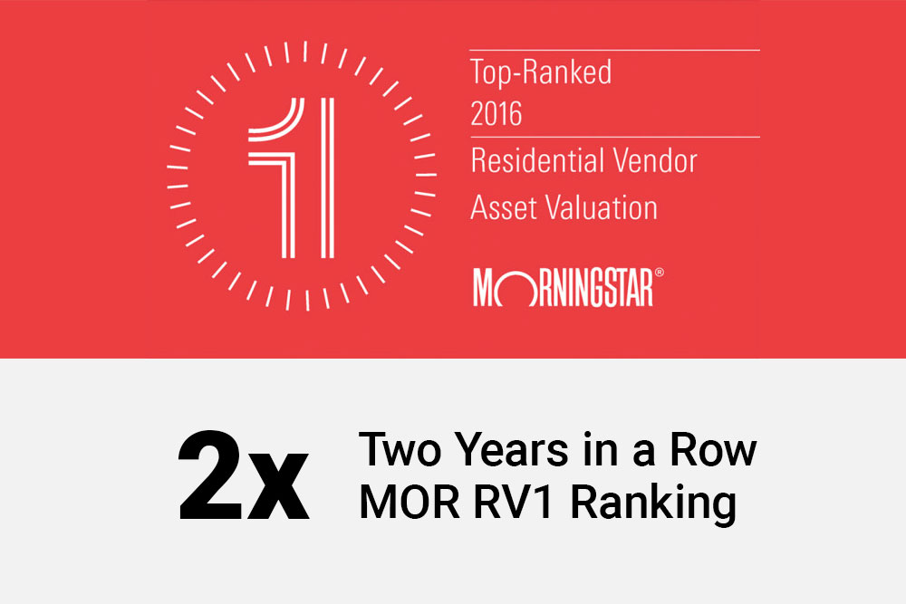 Clear Capital Assigned Highest Residential Vendor Ranking by Morningstar