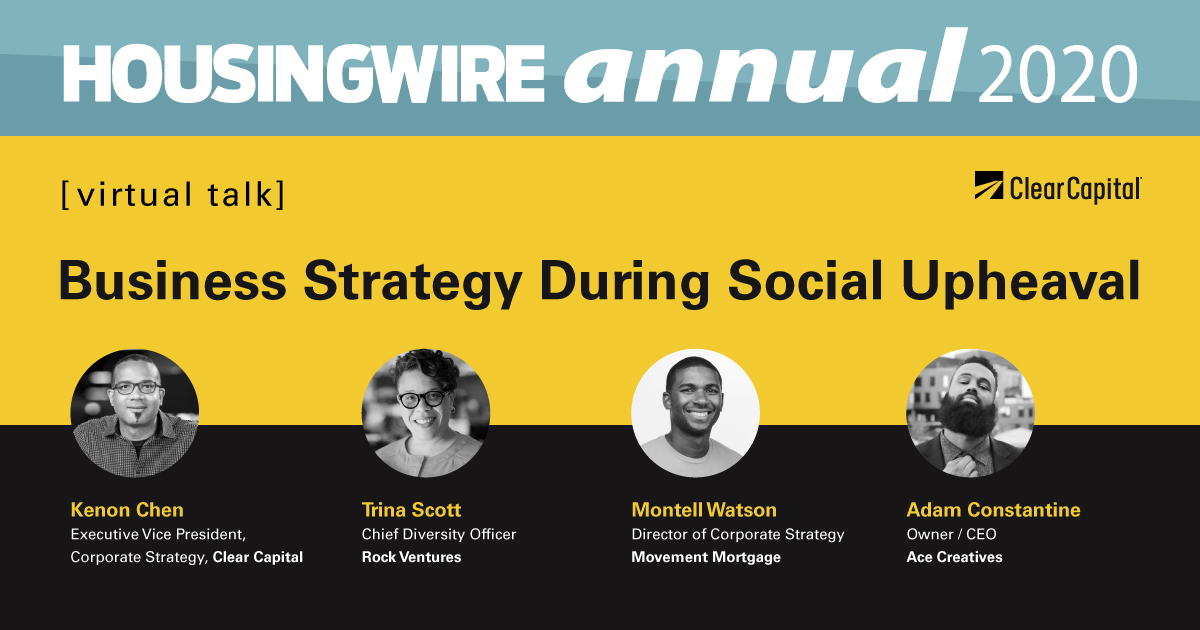 "Business Strategy During Social Upheaval" panel session Clear