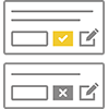 configurable collateral review forms
