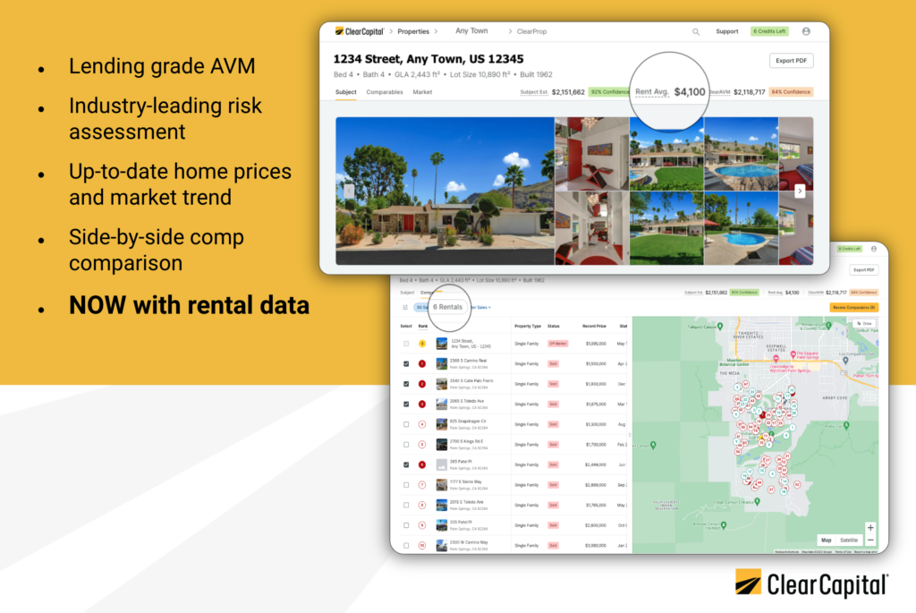 property rental data ClearProp